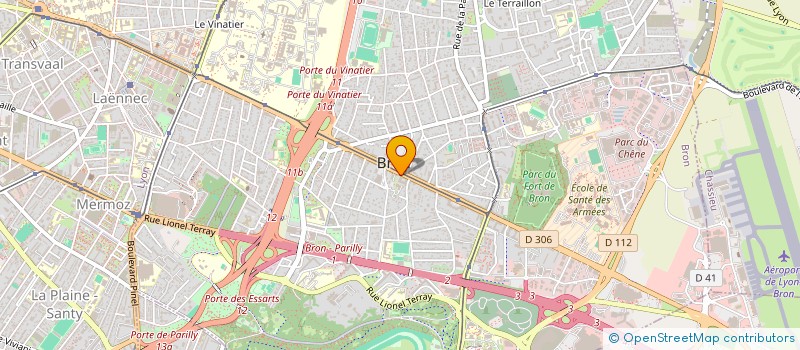 localisation de l'entreprise BOX N' GO à BRON