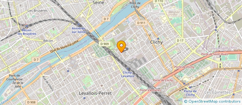 localisation de l'entreprise BOX OFFICE à LEVALLOIS-PERRET