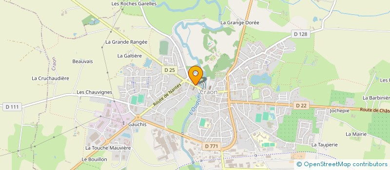 localisation de l'entreprise BOX ORIGINAL  CRAON