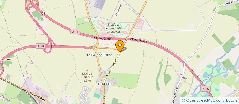 localisation de l'entreprise BOX PARK à ABBEVILLE