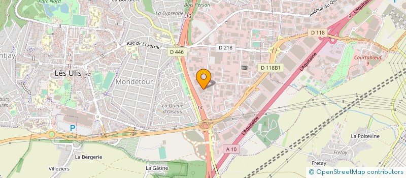 localisation de l'entreprise BOX PLUS ULIS à LES ULIS