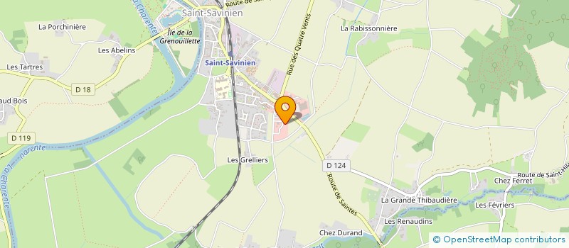 localisation de l'entreprise BOX PRO RENOULEAUD PERRIN  SAINT-SAVINIEN