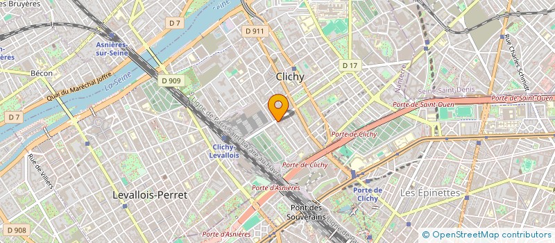 localisation de l'entreprise BOX RENT à CLICHY