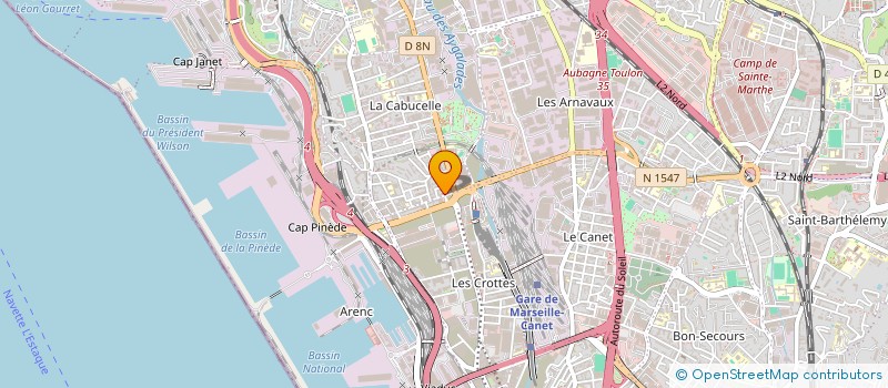 localisation de l'entreprise BOX'S TELECOM à MARSEILLE