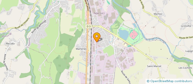 localisation de l'entreprise BOX SECURIT à RUMILLY