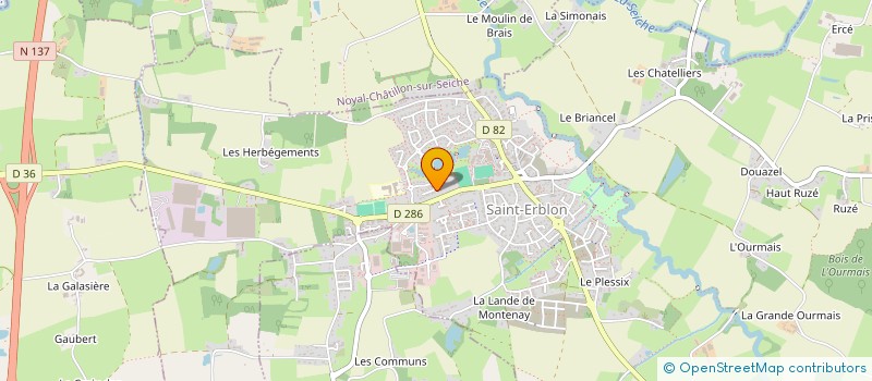 localisation de l'entreprise BOX SERVICES CONCEPT à SAINT-ERBLON