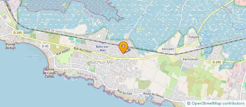 localisation de l'entreprise BOX SUR MER  BATZ-SUR-MER