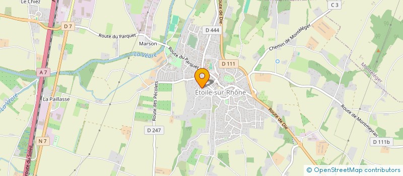 localisation de l'entreprise BOX4DESIGN  ETOILE-SUR-RHONE