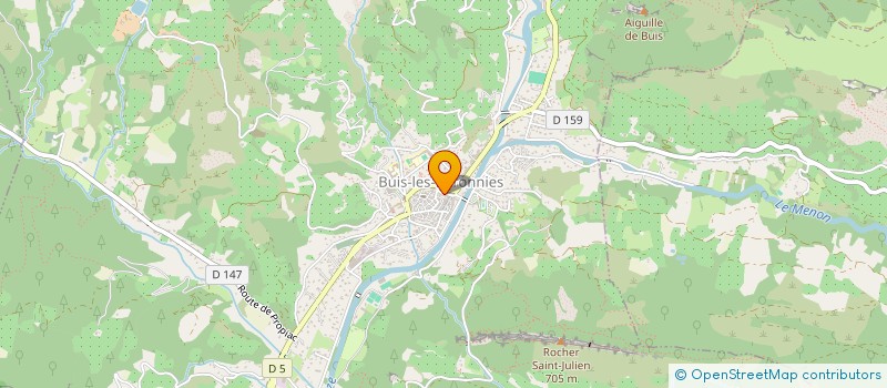 localisation de l'entreprise BOXANIS à BUIS-LES-BARONNIES