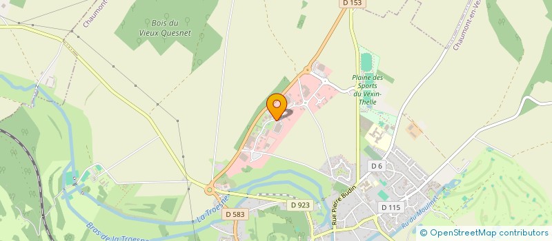 localisation de l'entreprise BOXARD  CHAUMONT-EN-VEXIN