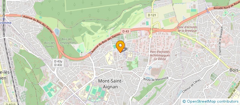 localisation de l'entreprise BOXART à MONT-SAINT-AIGNAN