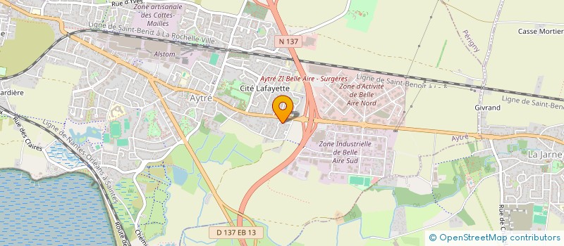 localisation de l'entreprise BOXE ANGLAISE CLUB AYTRE  AYTRE