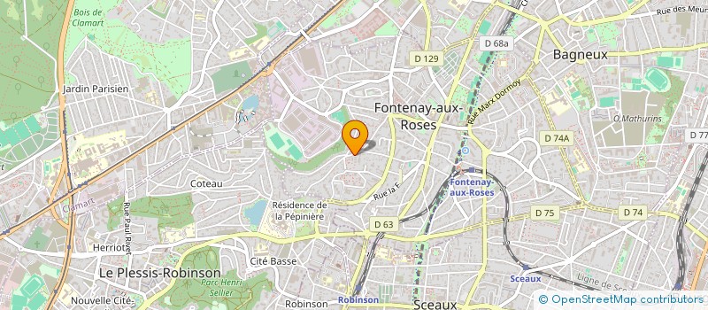 localisation de l'entreprise BOXE-ATTITUDE à FONTENAY-AUX-ROSES