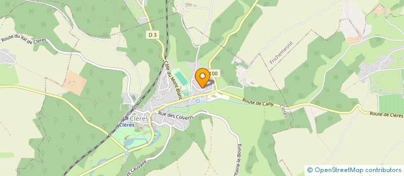 localisation de l'entreprise BOXE FRANCAISE DE CLERES  CLERES