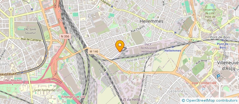 localisation de l'entreprise BOXE FRANCAISE QUINQUIN'OISE D'HELLEMMES à RONCHIN