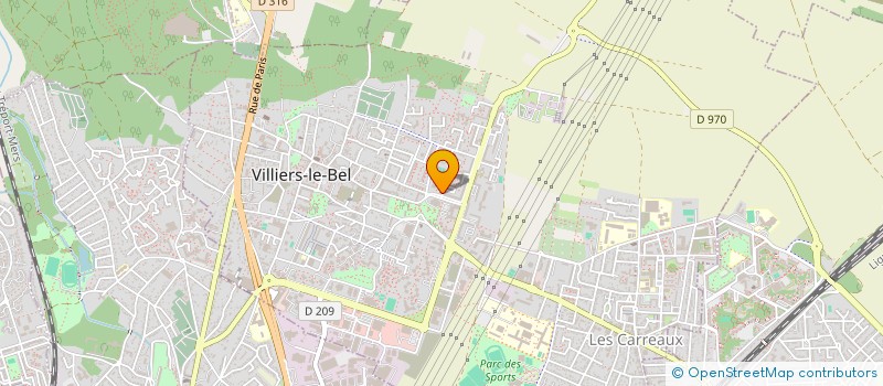 localisation de l'entreprise BOXE FRANCAISE SAVATE DE VILLIERS LE BEL  ERMONT