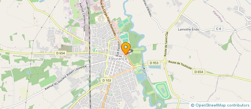 localisation de l'entreprise BOXE LOISIR MIXTE  FLEURANCE