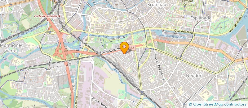 localisation de l'entreprise BOXE OLYMPIQUE ET SANTE STRASBOURGEOISE à STRASBOURG