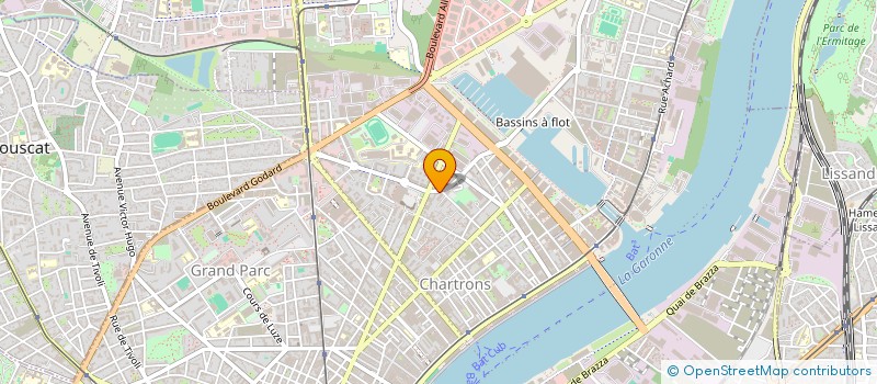 localisation de l'entreprise BOXEATY à BORDEAUX