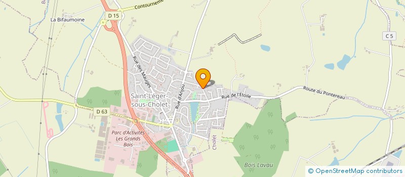 localisation de l'entreprise BOXEECOM  SAINT-LEGER-SOUS-CHOLET