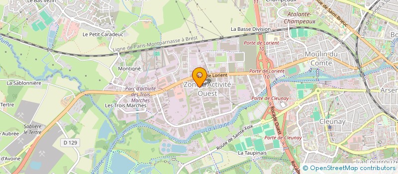 localisation de l'entreprise BOXER PASSION  RENNES