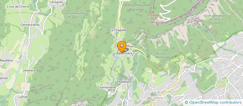 localisation de l'entreprise BOXES POUR TOUS  CORENC