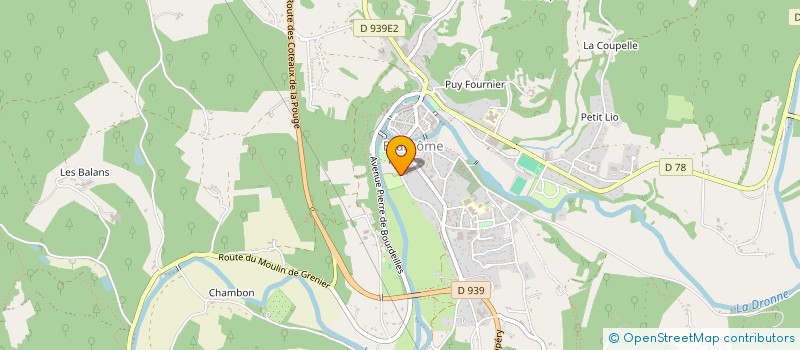 localisation de l'entreprise BOXETROME  BRANTOME EN PERIGORD