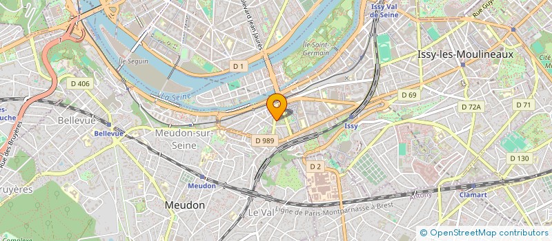 localisation de l'entreprise BOXIM INVEST à ISSY-LES-MOULINEAUX