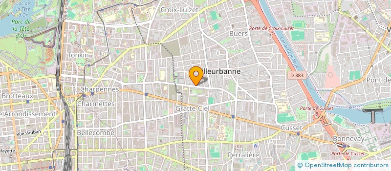 localisation de l'entreprise BOXIN UP' à VILLEURBANNE