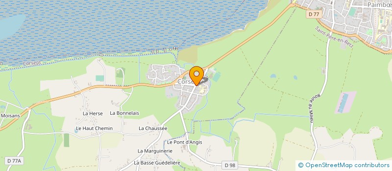 localisation de l'entreprise BOXING CLAVIER 44 (BC44)  CORSEPT