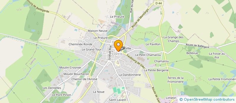 localisation de l'entreprise BOXING CLUB 45 LOISIR LORRISSOIS à LORRIS