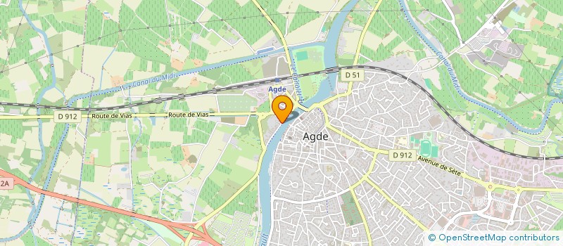 localisation de l'entreprise BOXING CLUB ALDO ASARO  AGDE