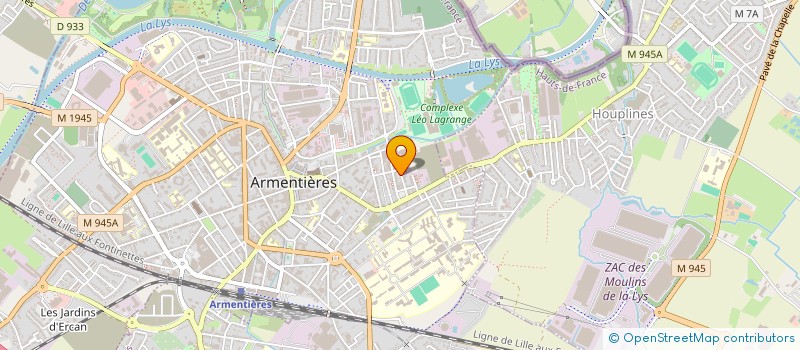 localisation de l'entreprise BOXING CLUB ARMENTIERES à ARMENTIERES