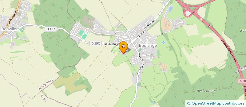 localisation de l'entreprise BOXING CLUB BOULANGE  BOULANGE