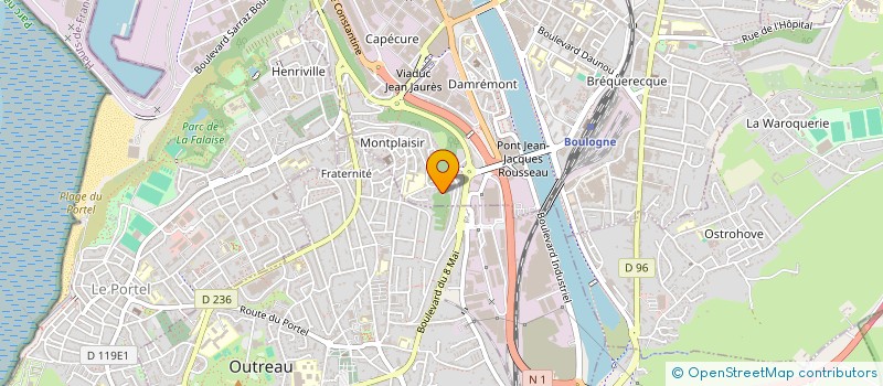 localisation de l'entreprise BOXING CLUB BOULONNAIS à BOULOGNE-SUR-MER