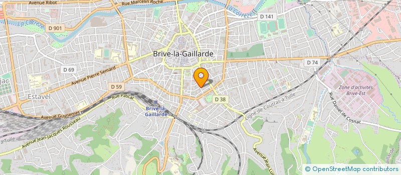 localisation de l'entreprise BOXING CLUB BRIVISTE  BRIVE-LA-GAILLARDE
