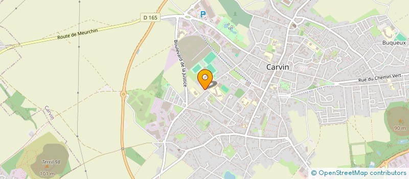 localisation de l'entreprise BOXING CLUB CARVINOIS  CARVIN