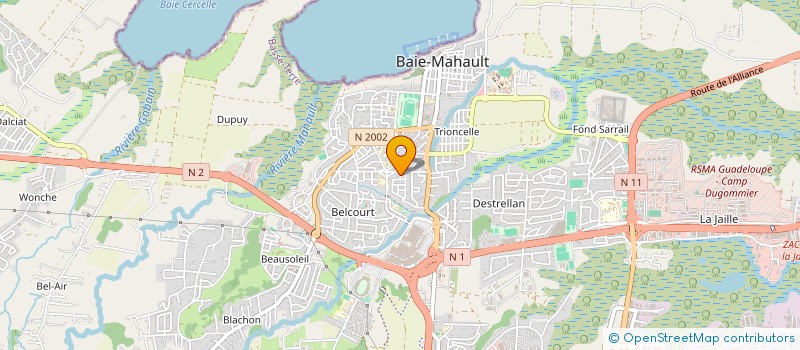 localisation de l'entreprise BOXING CLUB DE BAIE-BAHAULT  BAIE-MAHAULT