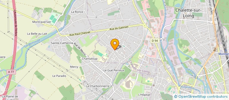 localisation de l'entreprise BOXING CLUB DE CHALETTE à CHALETTE-SUR-LOING