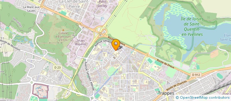 localisation de l'entreprise BOXING CLUB DE GUYANCOURT  TRAPPES