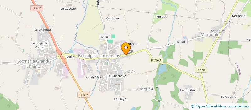 localisation de l'entreprise BOXING CLUB DE LOCQUELTAS  LOCQUELTAS