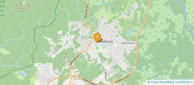 localisation de l'entreprise BOXING CLUB DE MATOURY à MATOURY
