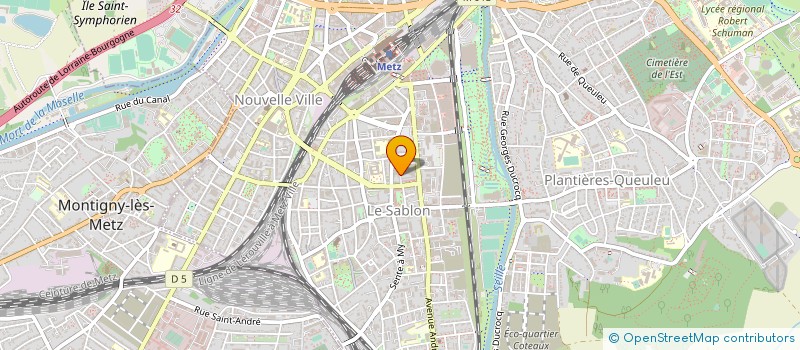 localisation de l'entreprise BOXING CLUB DE METZ  METZ