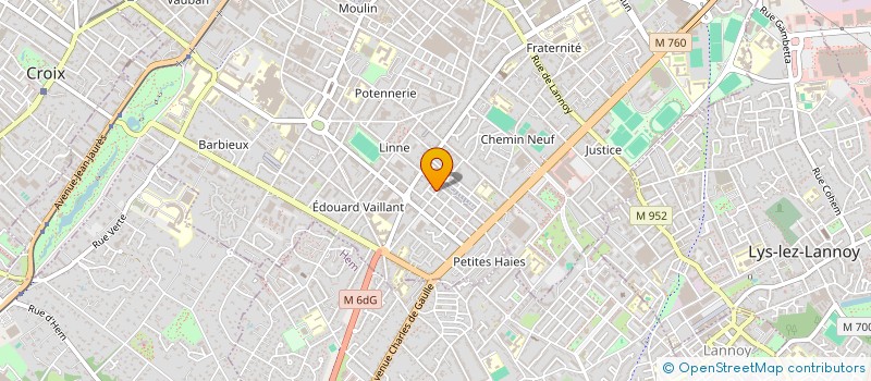 localisation de l'entreprise BOXING CLUB DE ROUBAIX  ROUBAIX