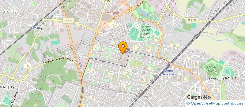 localisation de l'entreprise BOXING CLUB DE SARCELLES  SARCELLES