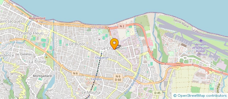 localisation de l'entreprise BOXING CLUB DU CHAUDRON  SAINT-DENIS