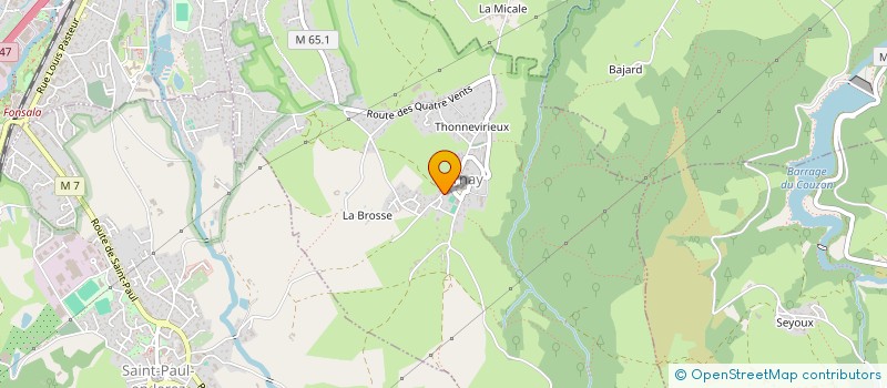 localisation de l'entreprise BOXING CLUB FARNAY  FARNAY