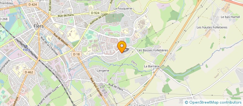 localisation de l'entreprise BOXING CLUB FLERIEN à FLERS
