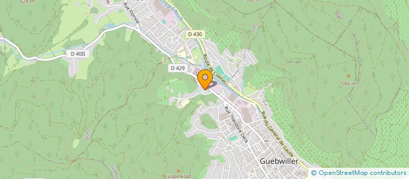 localisation de l'entreprise BOXING CLUB GUEBWILLER  GUEBWILLER