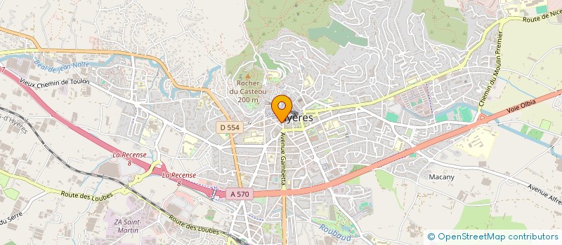 localisation de l'entreprise BOXING CLUB HYEROIS à HYERES